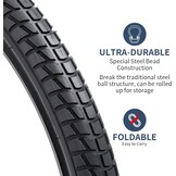 Fietsbandenset 26" 2x1.95 Vouwbaar - 36% Korting