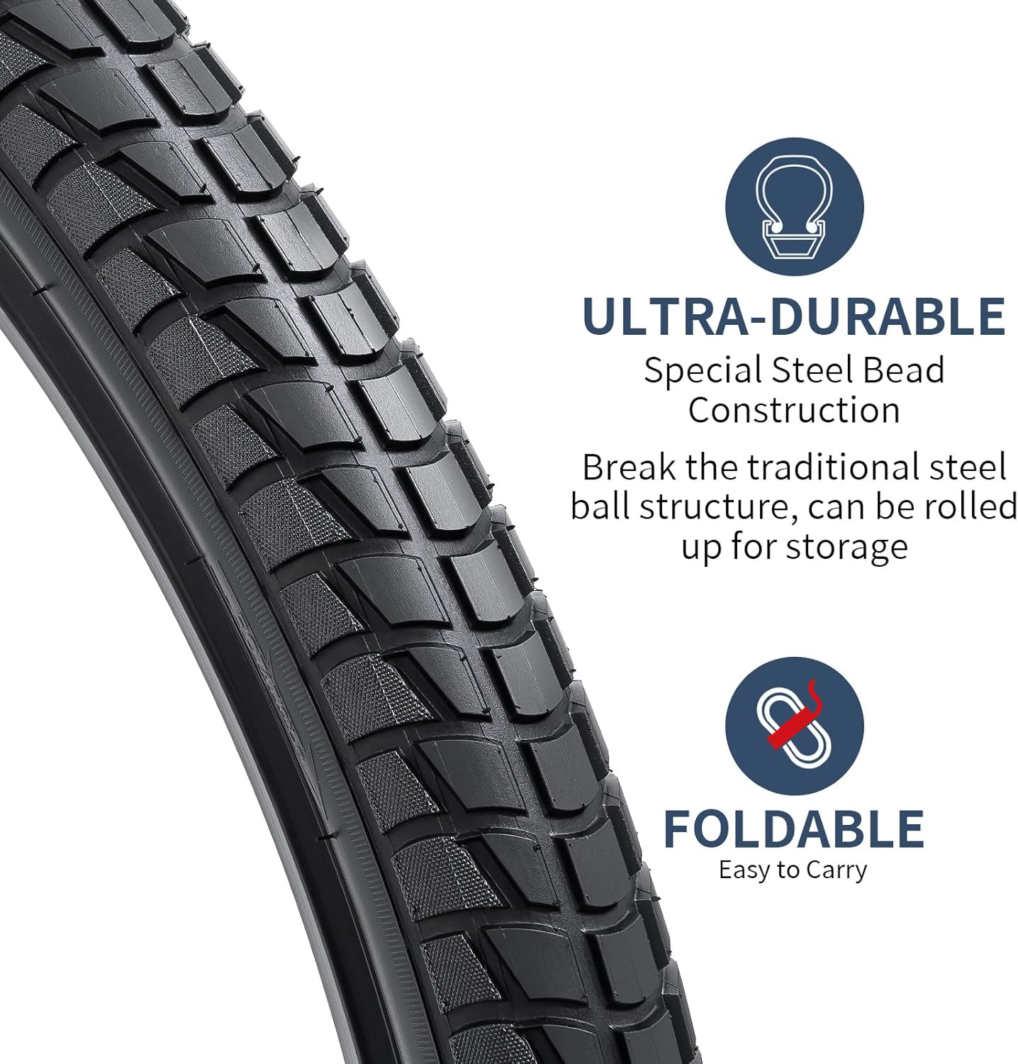 Fietsbandenset 26" 2x1.95 Vouwbaar - 36% Korting