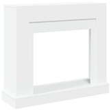 vidaXL Haardombouw 100x30x87,5cm Bewerkte Hout Wit - 86% Korting