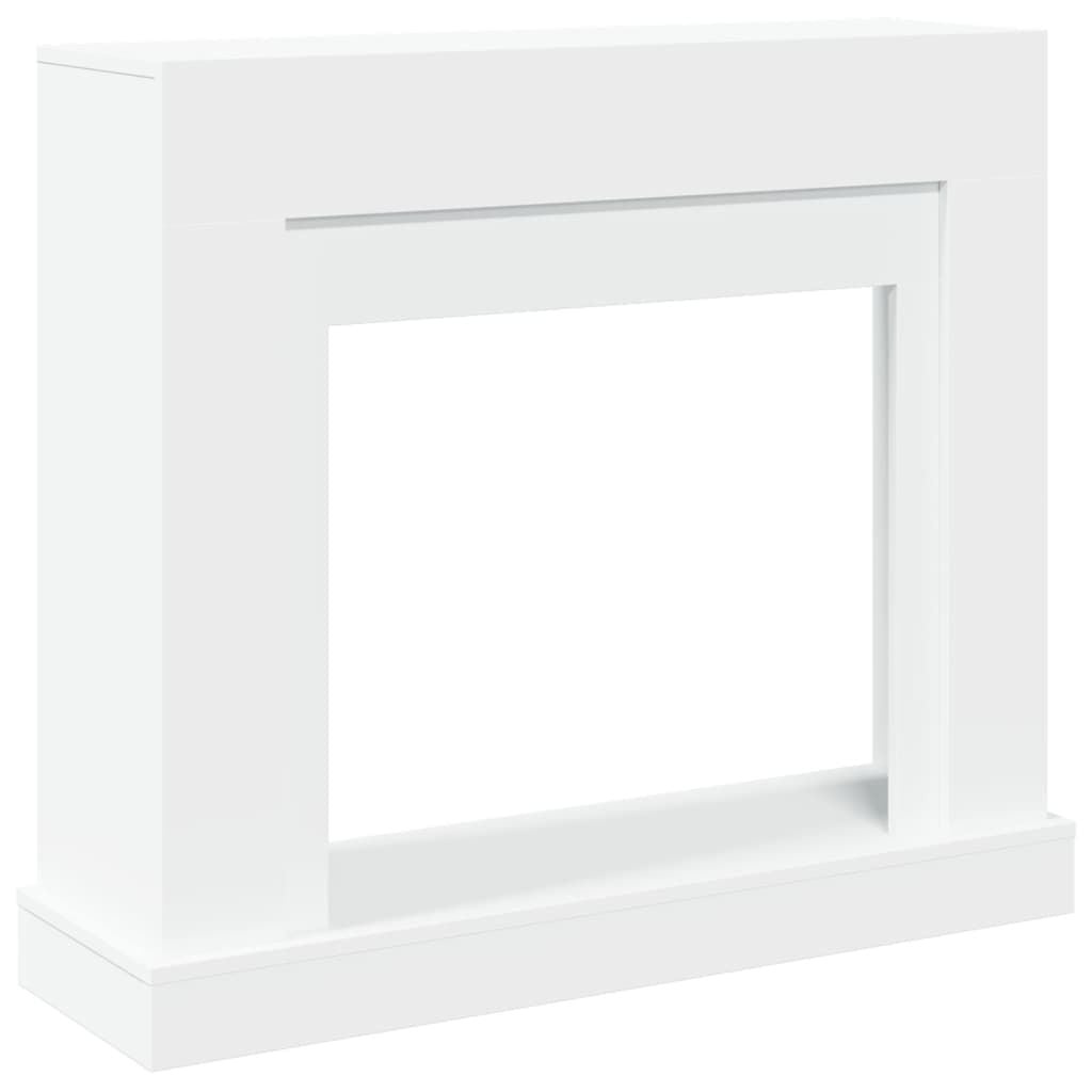 vidaXL Haardombouw 100x30x87,5cm Bewerkte Hout Wit - 86% Korting