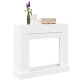 vidaXL Haardombouw 100x30x87,5cm Bewerkte Hout Wit - 86% Korting