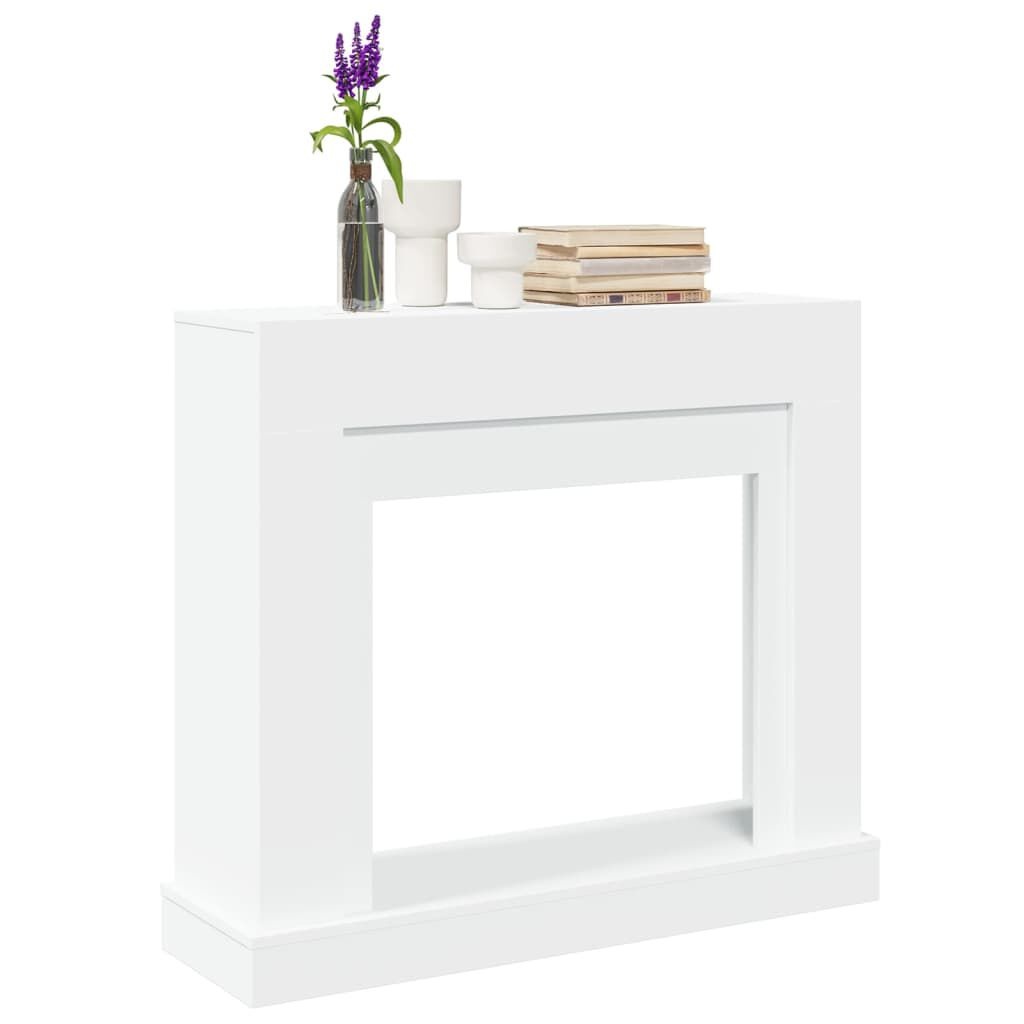 vidaXL Haardombouw 100x30x87,5cm Bewerkte Hout Wit - 86% Korting