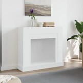 vidaXL Haardombouw 100x30x87,5cm Bewerkte Hout Wit - 86% Korting