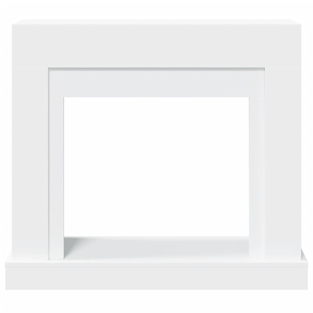 vidaXL Haardombouw 100x30x87,5cm Bewerkte Hout Wit - 86% Korting
