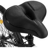 Comfortabel Fietszadel 39% Korting - Zwart