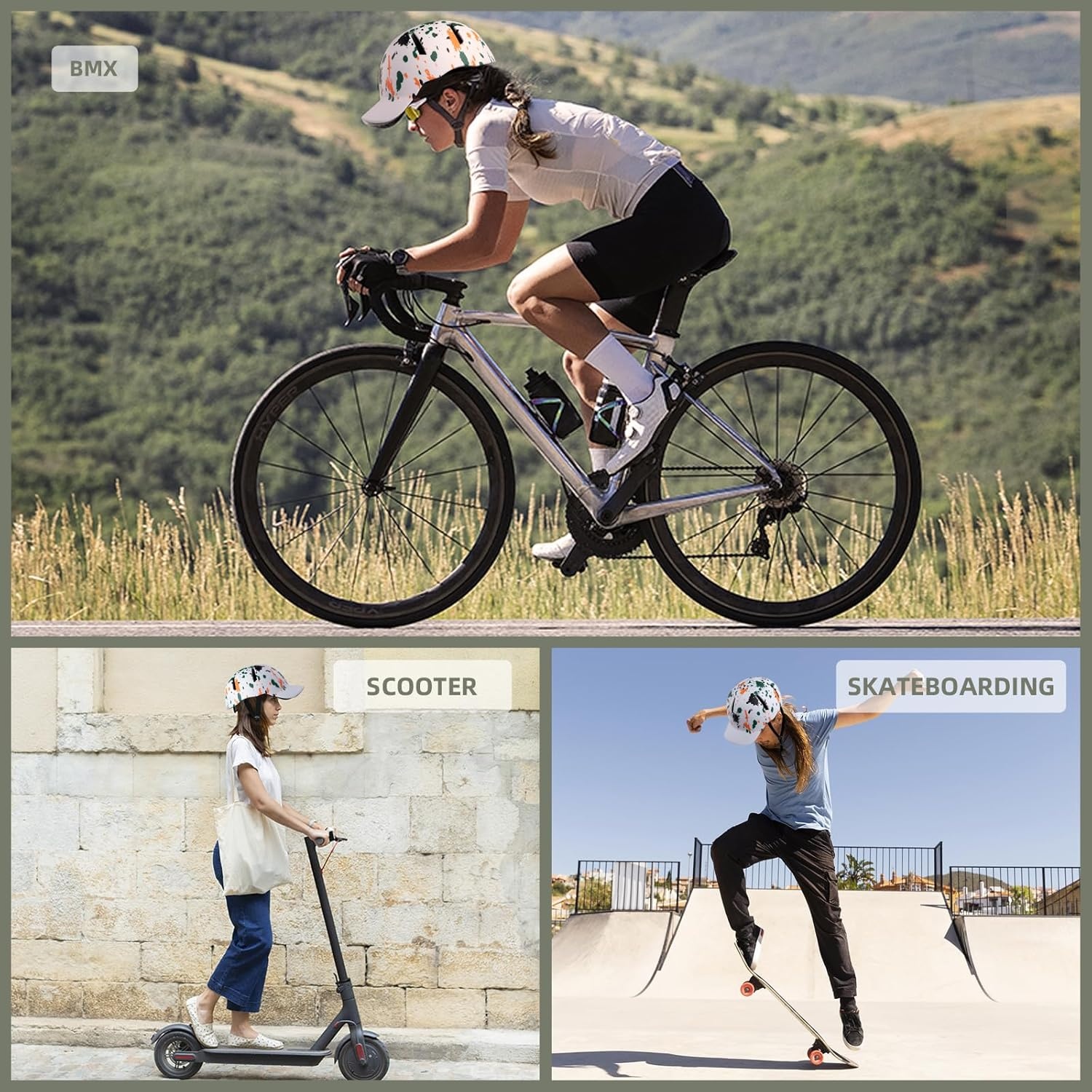 Retro Fietshelm Dames/Heren 56-61cm - 35% Korting!