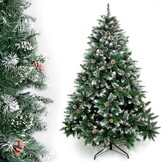 Besneeuwde Kerstboom 180 cm - Met Dennenappels & Standaard (64% Korting)