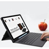 Toetsenbordhoes Samsung Tab S7 FE/S8+/S7+ 12.4" - QWERTZ, Kickstand, Verlicht