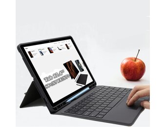 Draadloze Toetsenbordhoes met Touchpad voor Samsung Tab S7 FE/S8+/S7+ (36% Korting!)