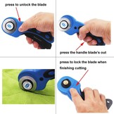 Rolsnijder 45mm Blauw - 54% Korting | Stof, Leer & Meer