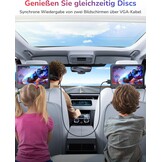 Dubbele Autodvd-speler 10,5" - 36% Korting!