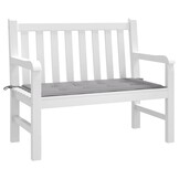 Grijze Tuinbankkussen van Oxford Stof - 100x50 cm - 57% Korting
