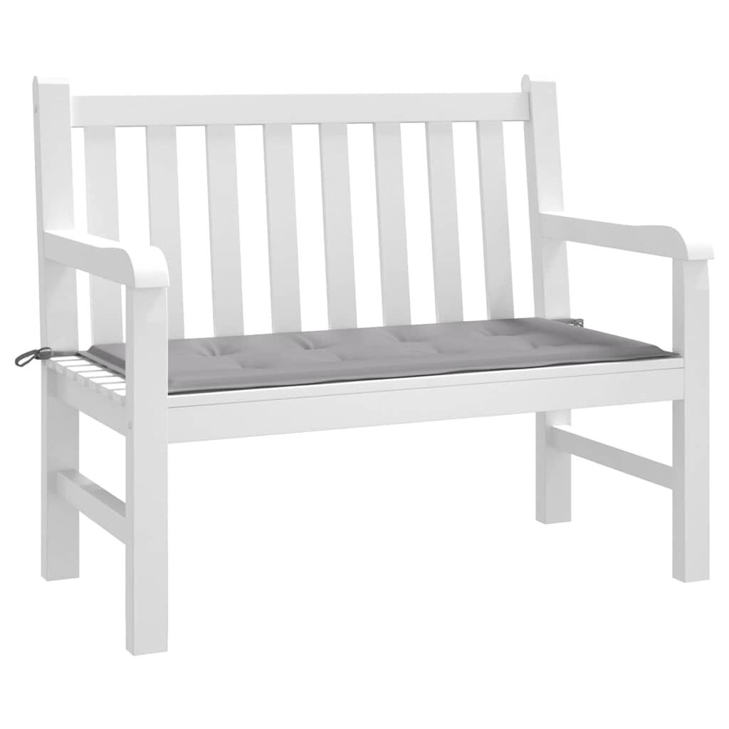 Grijze Tuinbankkussen van Oxford Stof - 100x50 cm - 57% Korting