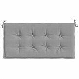 Grijze Tuinbankkussen van Oxford Stof - 100x50 cm - 57% Korting