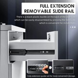 Ladegeleiders Soft Close Zwaar 45kg - 350mm Zwart - 34% Korting