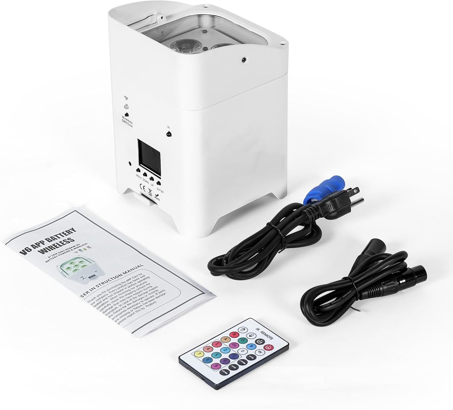 Oplaadbare LED Par Uplight 108W RGBWA+UV met 37% Korting