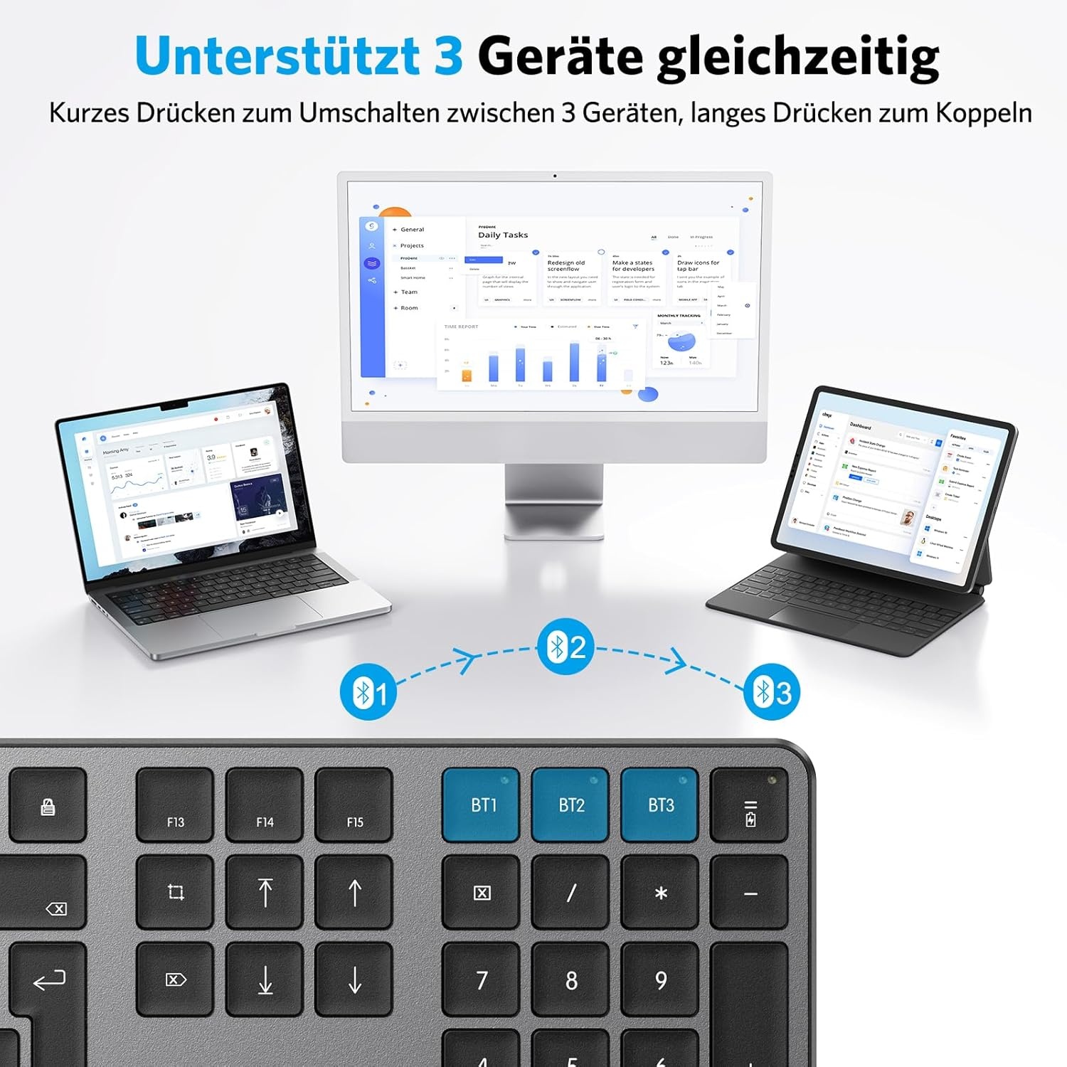 Draadloos Mac Toetsenbord QWERTZ - 46% Korting!