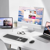 Draadloos Bluetooth Toetsenbord QWERTZ (DE) - 3 Kanalen - 35% Korting