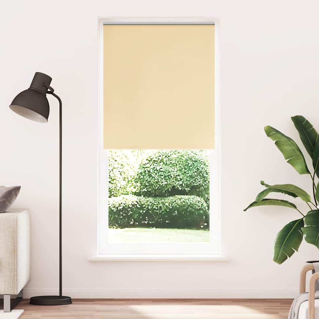 VidaXL Rolgordijn Verduisterend Beige 120x230 cm | 59% Korting