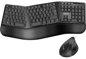 Ergonomisch Draadloos Toetsenbord & Muis Set met Polssteun - 36% Korting