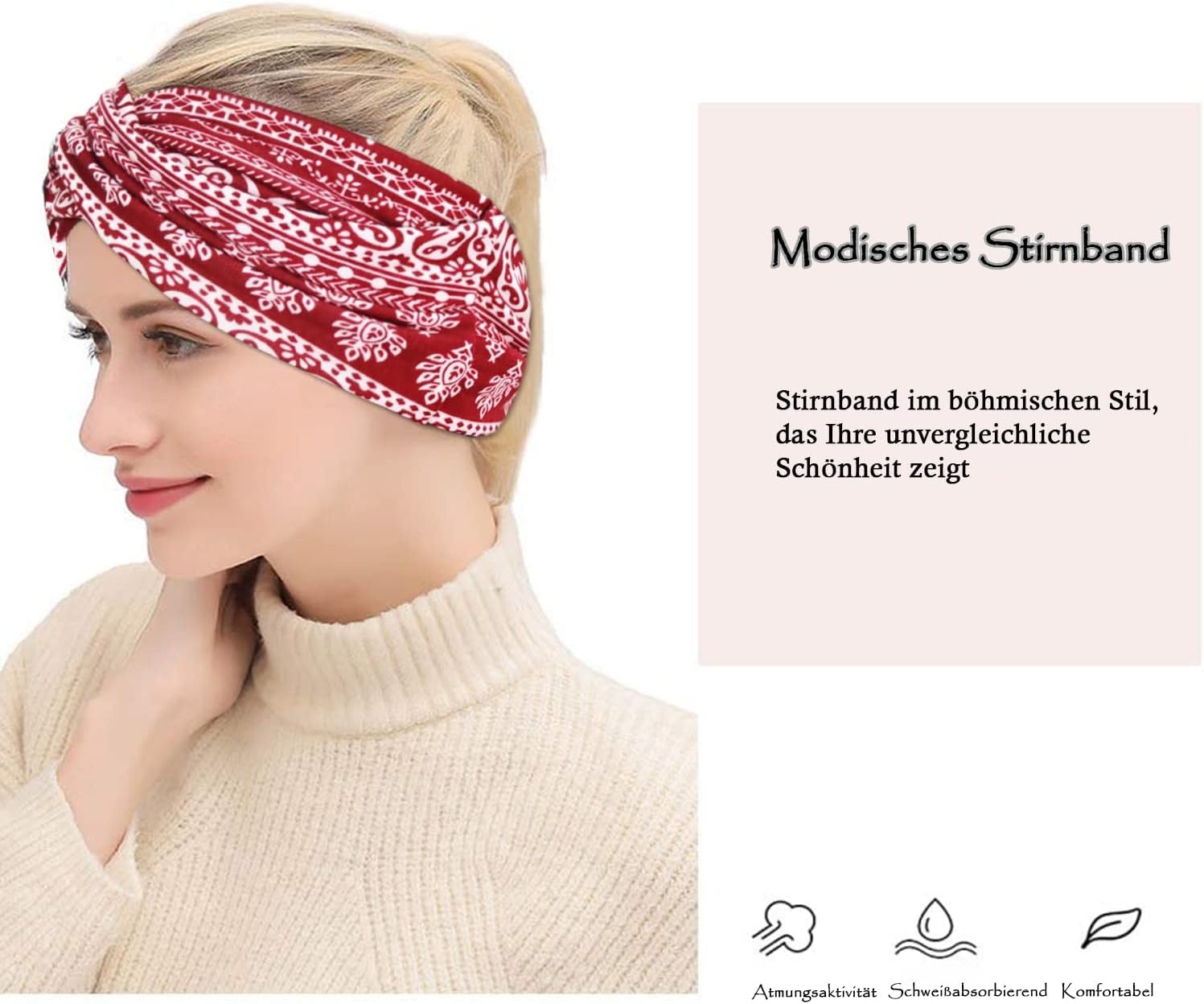 Sport Haarbanden Dames: 6-Pack Ademende Katoen-Polyester, 35% Korting!