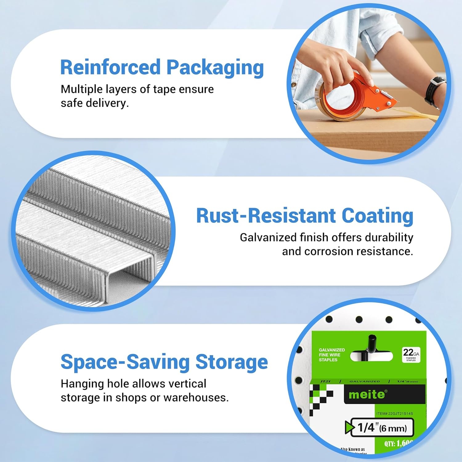 Tackernietjes Type 53 Verzinkt 8mm (33% Korting)