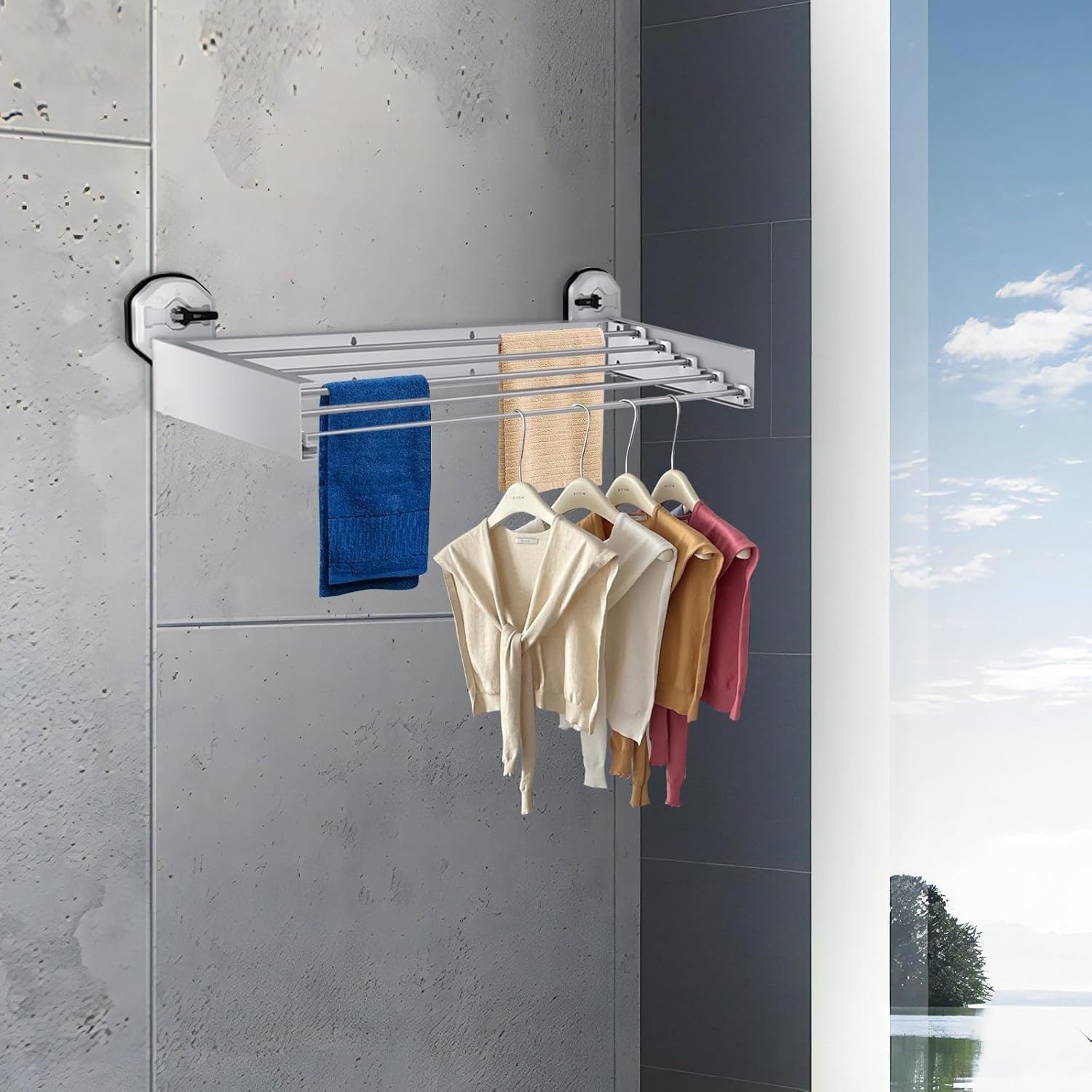 Wanddroogrek met zuignap - 36% Korting!