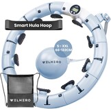Smart Hula Hoop Fitness | Verstelbaar 66-132 cm | Zwart/Blauw | 61% Korting