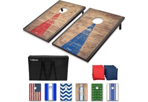 Cornhole Set Klassiek 30% Korting - Rustiek Schuurhout Design