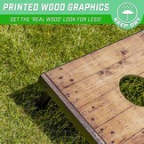 GoSports Klassieke Cornhole Set - Inclusief 8 zitzakken, reiskoffer en spelregels (stijl naar keuze)