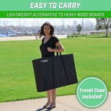 GoSports Klassieke Cornhole Set - Inclusief 8 zitzakken, reiskoffer en spelregels (stijl naar keuze)