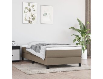VidaXL Pocketveringmatras 90x190cm Taupe - 57% Korting!