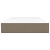 VidaXL Pocketveringmatras 90x190cm Taupe - 57% Korting!