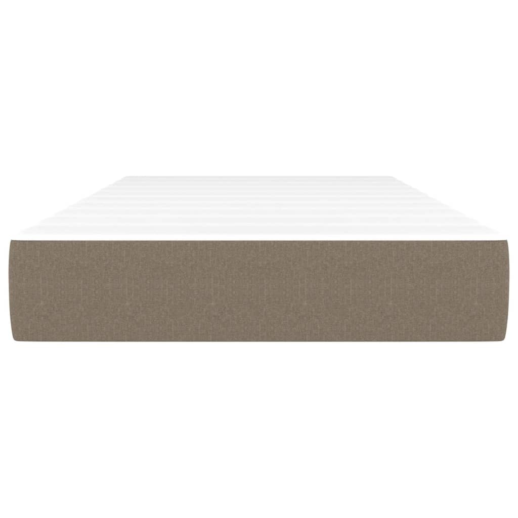 VidaXL Pocketveringmatras 90x190cm Taupe - 57% Korting!