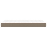 VidaXL Pocketveringmatras 90x190cm Taupe - 57% Korting!