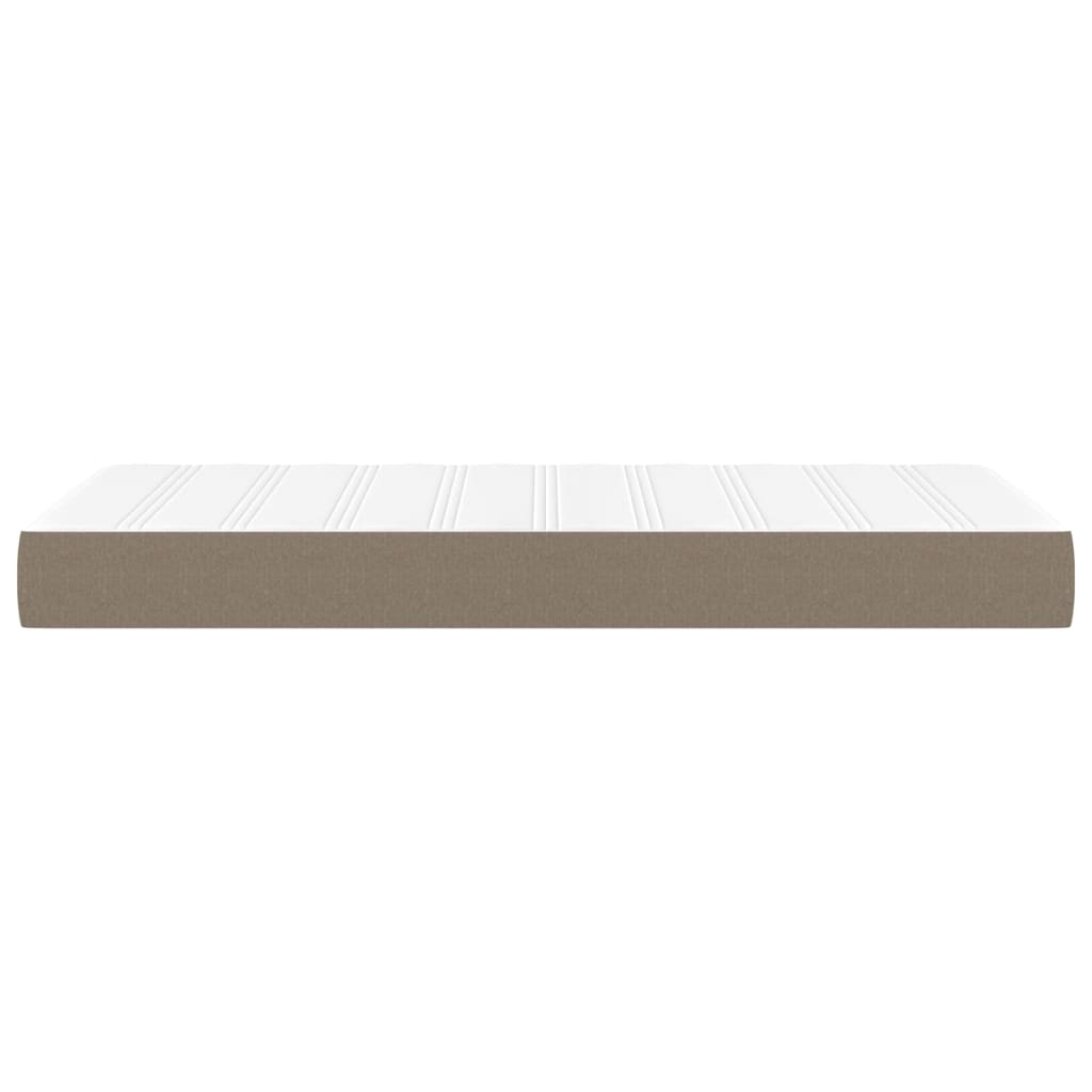 VidaXL Pocketveringmatras 90x190cm Taupe - 57% Korting!