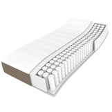VidaXL Pocketveringmatras 90x190cm Taupe - 57% Korting!