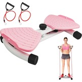 Taille Twister Twist Board met Weerstandsbanden, Dubbel Antislip Pedaal en Voetmassage voor Buik & Core Training