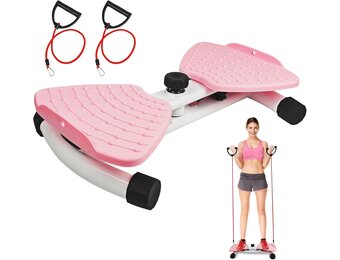 Taille Twister Twist Board met Weerstandsbanden, Dubbel Antislip Pedaal en Voetmassage voor Buik & Core Training