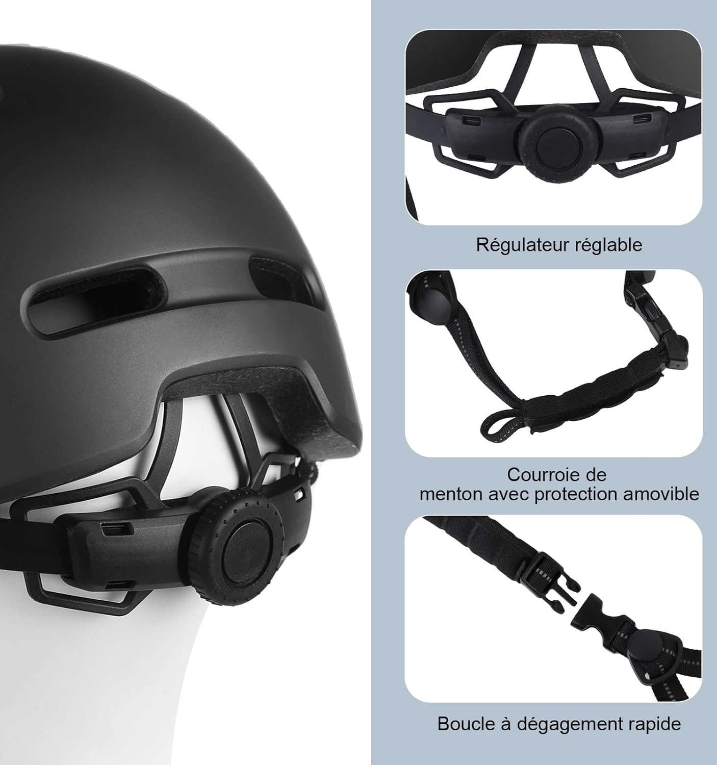 Fietscasco Urban Verstelbaar Dames Heren Veilig Geventileerd Schokabsorberend