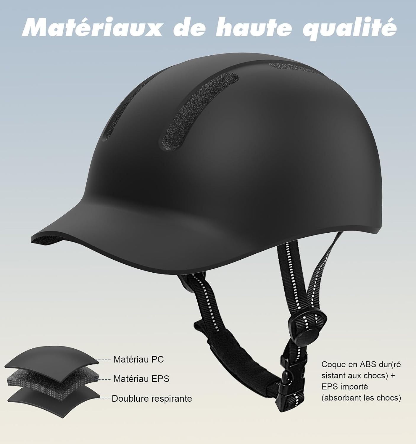 Fietscasco Urban Verstelbaar Dames Heren Veilig Geventileerd Schokabsorberend