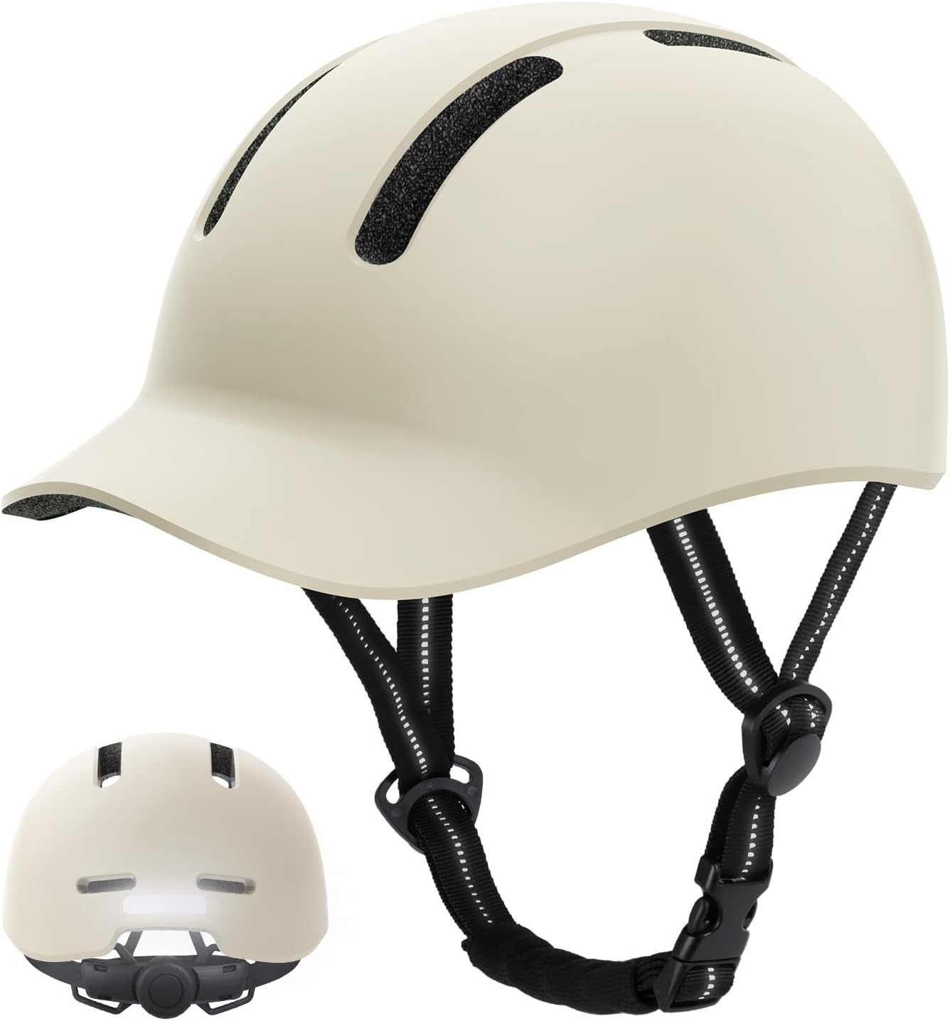 Fietscasco Urban Verstelbaar Dames Heren Veilig Geventileerd Schokabsorberend