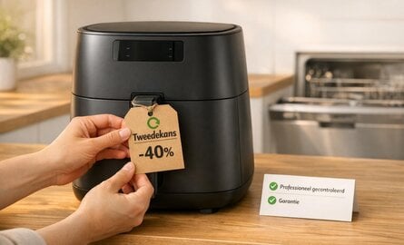 Tweedekans huishoudelijke apparaten: van vaatwasser tot airfryer voordelig kopen