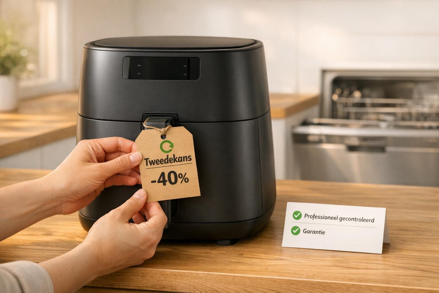 Tweedekans huishoudelijke apparaten: van vaatwasser tot airfryer voordelig kopen