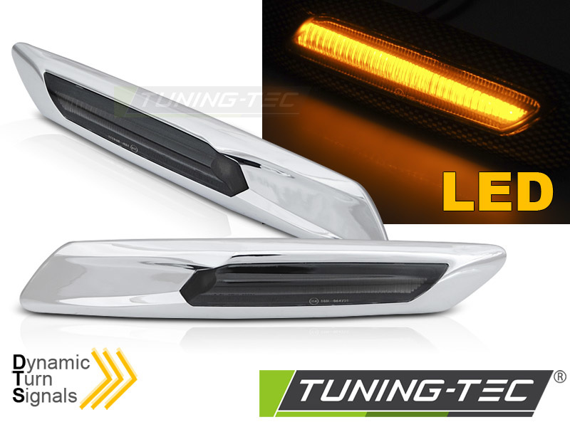 Dynamische LED Zijknipperlichten Zilver Smoke E-gekeurd voor BMW F10/F11 (2010-2013) - 79% Korting!