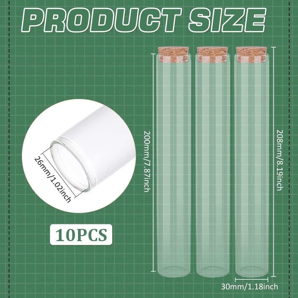 Glazen Testbuisjes (10 Stuks, 110ml) - 72% Korting!