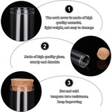 Glazen Testbuisjes (10 Stuks, 110ml) - 72% Korting!