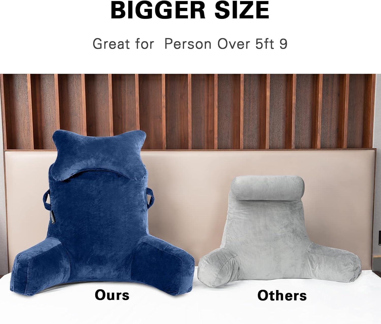 Extra Groot Leeskussen Blauw - 58% Korting!