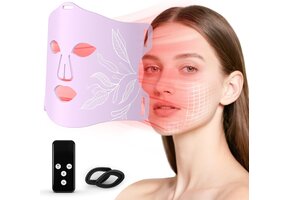 Led-masker Siliconen 8 Kleuren: Koel & Infrarood - 62% Korting!