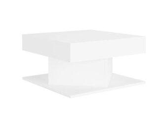 vidaXL Salontafel 57x57x30 cm bewerkt hout wit